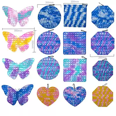 Rodent control pioneer large size butterfly large UV color change camouflage Vanguard popit children's intelligence