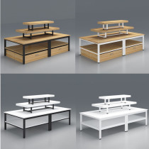 Supermarket Middle Island Shelf Cosmetics Display Cabinet Mall Pile Head Promotion Running Water Table Mother & Baby Play Display Table