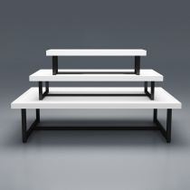 Middle Island Shelf Cosmetics Exhibition Rack Supermarket Pile Head Promotion Running Water Desk Mother & Baby Stationery Display Desk Mall Display Case