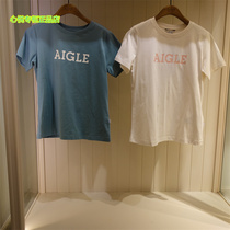 France AIGLE AGao 2022 Spring Summer New Pine Girl AS22WTEE19 speed dry short sleeve T-shirt Q5914 Q5917