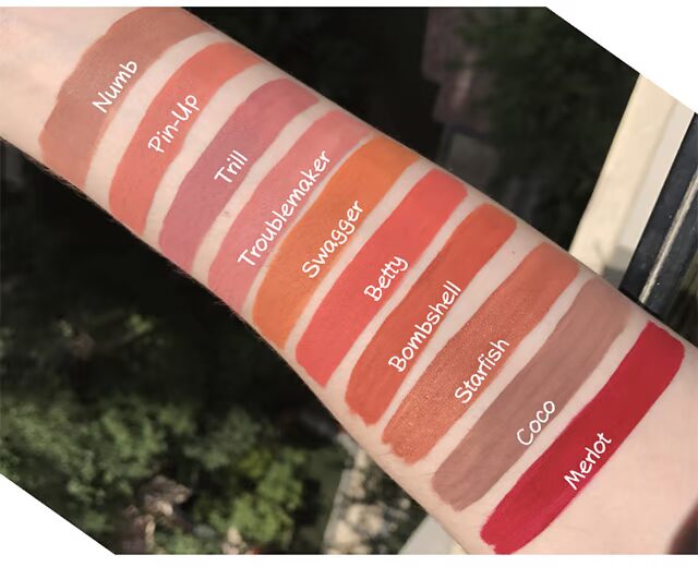 Thu hẹp Lanes Châu Âu và Hoa Kỳ mờ mờ tự làm mini5 gậy môi son bóng - Son bóng / Liquid Rouge omand06 son bóng	