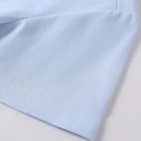 Синяя цветная рубашка, классический костюм, лонгслив, в корейском стиле