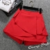 Chiffon Culottes Summer 2020 New Han Fan High Eo Layered Ruffled Wild Fashion Thin Quần short bên ngoài Tide - Quần short Quần short