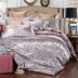 bộ đồ giường satin jacquard châu Âu một gia đình bốn 1,5m /1.8m tấm satin mượt đôi Bộ đồ chăn - Bộ đồ giường bốn mảnh giá chăn ga gối đệm Bộ đồ giường bốn mảnh