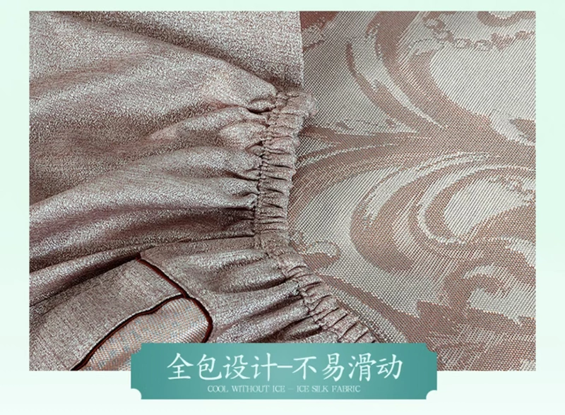 mô hình được trang bị mùa hè lụa băng mat 1.8m gấp giường rửa được điều hòa không khí mùa hè Ruanxi sub-ba mảnh 1,5 mét - Thảm mùa hè