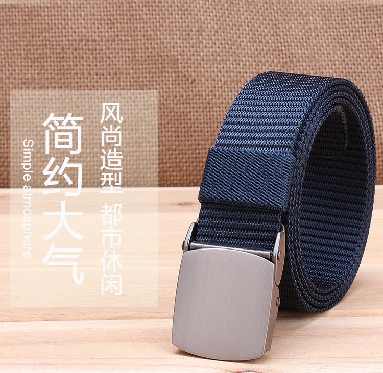 3.0 tự động khóa tốc độ khô nylon vành đai chiến thuật ngoài trời quần học sinh vành đai huấn luyện quân sự có thể được tùy chỉnh LOGO - Thắt lưng dây nịt da nam