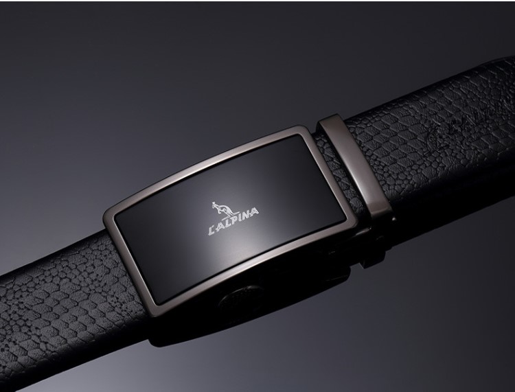 Alpina kangaroo nam đai da tự động khóa thời trang vành đai kinh doanh mô hình một thế hệ - Thắt lưng that lưng nữ mặc váy