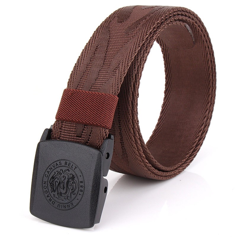 ENNIU mới nylon nylon canvas đai vành đai nam vành đai không gây dị ứng thanh niên - Thắt lưng dây thắt lưng nữ