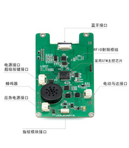 Bluetooth smart door lock Fingerprint lock Password lock Credit card door lock can provide program design and door lock program customization