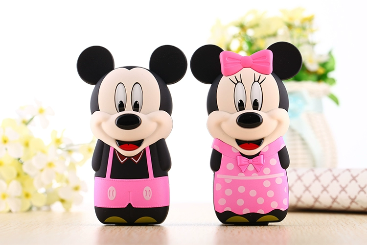 KUH / Cool và T21 Chuột Mickey Minnie GPS Định vị trẻ em Mini Phim hoạt hình Bức xạ thấp Sinh viên Điện thoại di động nhỏ - Điện thoại di động