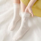 ຖົງຕີນເດັກຍິງ summer ultra-thin kids stockings ice stockings Korean version of middle and older children's crystal silk ear-rimmed stockings glass silk