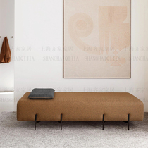 Sofa stool light lavish strip stool Nordic Living room Bedroom minimalist clothing store Rest area Shoes Stool High-end