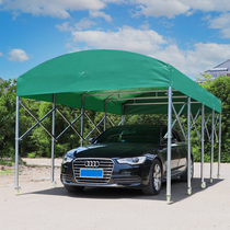Push-and-pull canopy car shading shed mobile car shed parking shed for home sunscreen telescopic garage outdoor rain-proof tent