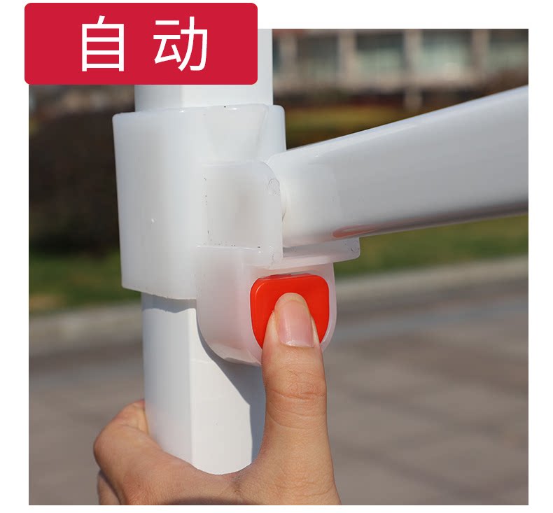 Bold outdoor tent four-legged shed large umbrella stall with anti-canopy four-corner folding retractable anti-canopy shed