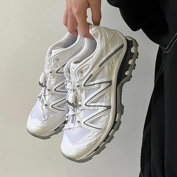 Xt-Quest All-White Outdoor Hiking and Mountaineering Shoes for Men and Women, Spring and Autumn 2025 New Anti-Slip Sports and Leisure Running Shoes