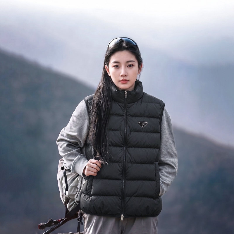 【90% Duck Down】Ptbda down Vest for Men and Women, Autumn and Winter Outerwear, Warm Vest, Thickened Sleeveless Jacket