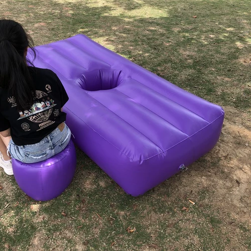 Толстая надувная кровать после ягодиц, спальных артефактов, персикового бедра бедра