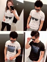 Full discount DKNY10 * 0% cotton men and women tide style letter pattern t-shirt Canada