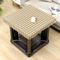Electric stove cover PU leather table cover electric heating stove table cover square mahjong table leather cover oven roast stove rack leather cover