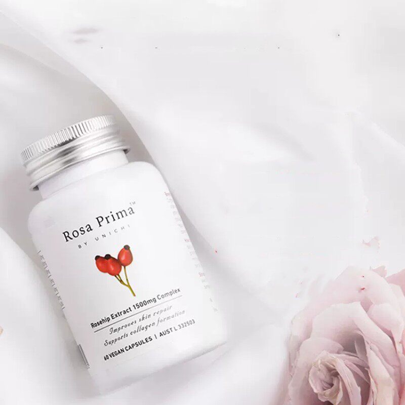 Unichi玫瑰果胶囊美白丸60粒*3瓶