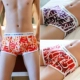 Quần lót nam 3 dây ngắn chất liệu cotton cá tính Hàn Quốc Quần boxer đỏ quần cotton quần lót gợi cảm