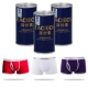 3 chiếc quần sịp nam boxer cá tính trẻ trung cotton năm sinh đại đỏ năm chuột phong cách quần đùi nam phong cách hàn quốc - Tam giác