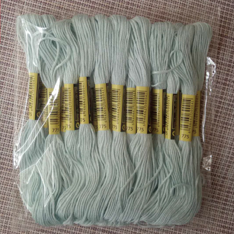 Cross stitch embroidery line 775 line number 10 each 8 m 6 strands of supplementary wiring insole embroidered wool felt cotton thread