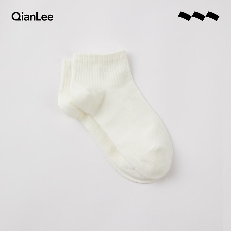 Qianlee Women's Casual Cotton Lyocell Blend Ramie Ankle-Length Elastic Socks for Commuting and Daily Wear Qianlee Women's Casual Cotton Lyocell Blend Ramie Ankle-Length Elastic Socks for Commuting and Daily Wear
