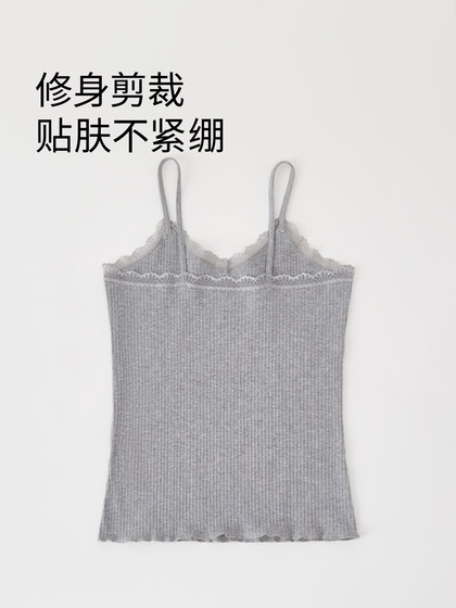 2 pieces of camisole women's cotton pure cotton inner layer with bottoming shirt underwear home summer women's solid color outer wear to look thin