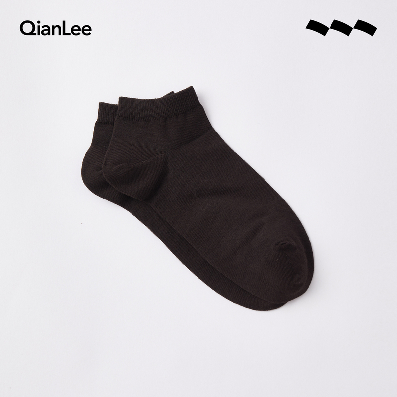 Qianlee Men's Everyday Commuter Socks Made of Organic Cotton Blend and Cupro Fiber, Comfortable and Stretchy Ankle-Length Socks for Men Qianlee Men's Everyday Commuter Socks Made of Organic Cotton Blend and Cupro Fiber, Comfortable and Stretchy Ankle-Length Socks for Men