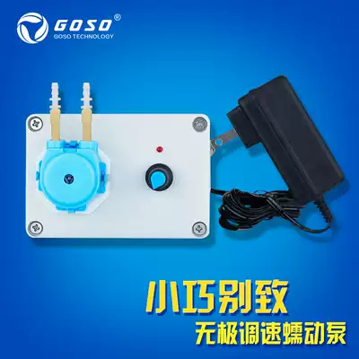 Adjustable flow rate peristaltic pump silicone tube with 6v 12v 24V power transformer BM
