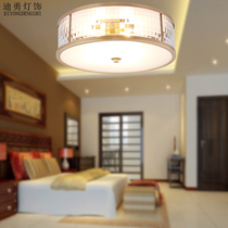 New copper ceiling lamp round aisle lamp Bedroom lamp Modern simple led new European study small bedroom lamp