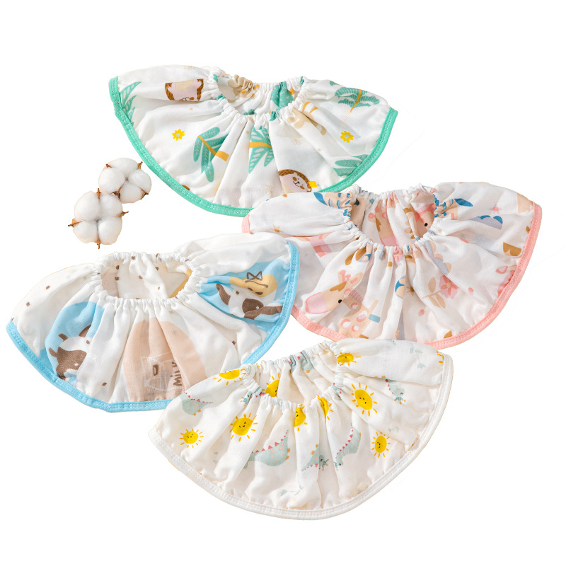 Large 360 beautiful and practical elastic saliva towel