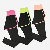 Yoga womens suit yoga pants outside wear summer thin practice high waist running pants yoga pants Net red bodybuilding pants