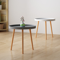 Sofa edge A few corners A few small tables Coffee table Bedroom small creative simple modern small round table Mini bedside side cabinet