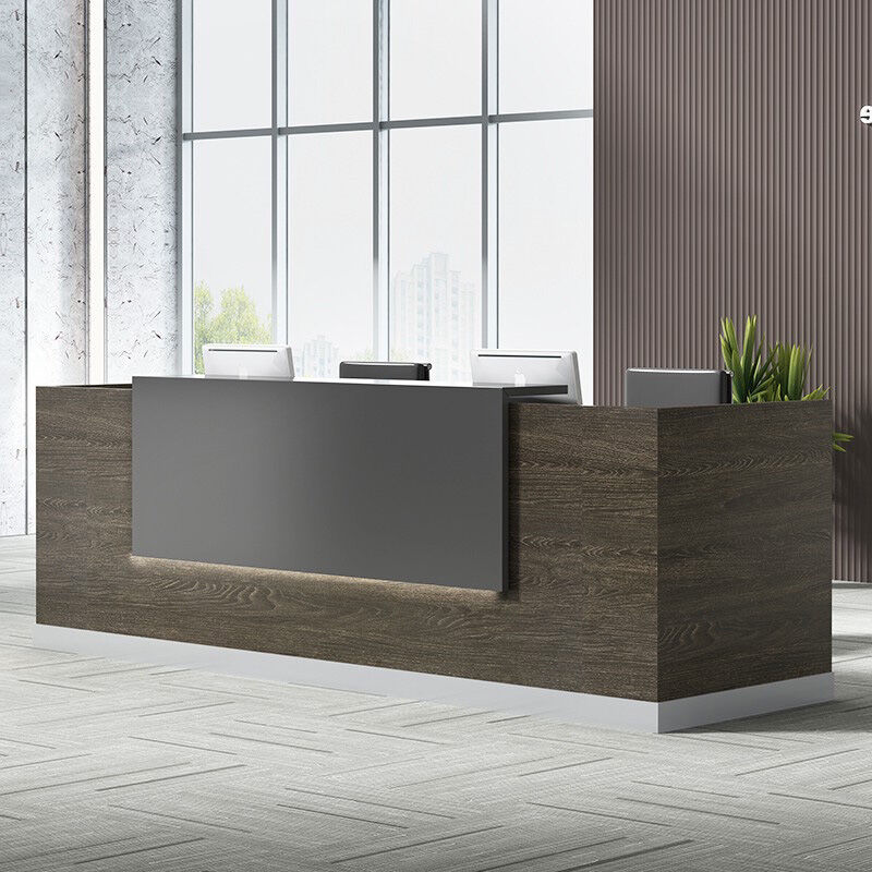 Office Furniture Front Desk Reception Desk Collection Silver Bar Counter Advice Desk Brief Modern Company Beauty Salon Reception Desk front desk
