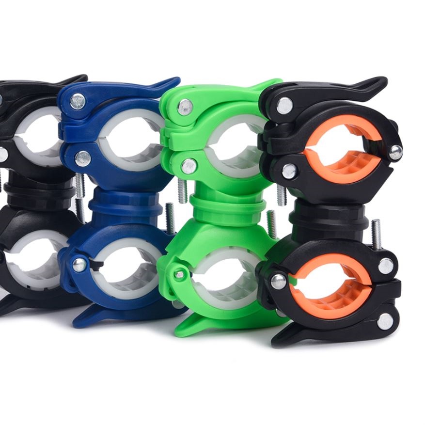 Flashlight bracket bicycle light bracket mountain bike strong light headlight bracket lighting flashlight clip audio fix - Taobao