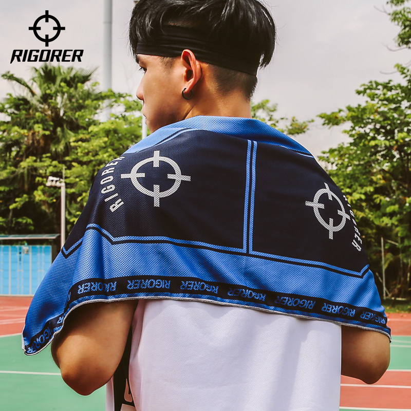 Quasi cold exercise long towel male fitness running sweat-absorbing ice towel cool towel cooling quick-drying wipe sweat ice towel