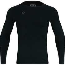 Long-sleeved compression clothing for men new velvet basketball sports running fitness clothing sweat-absorbent elastic tights