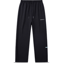 The accurate 2024 new knitted trousers for men and women basketball sports running fitness summer American casual cuffed sweatpants