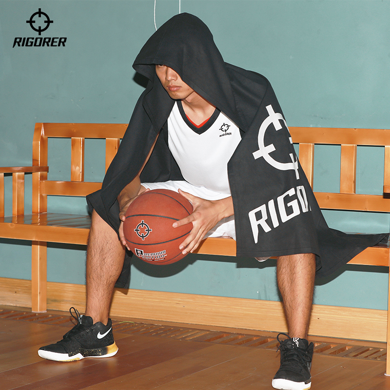 New Sports Hooded Towel for Wiping Sweat, Basketball, Fitness Training, Quick-Drying, Water-Absorbent, Unisex Adult Running Towel