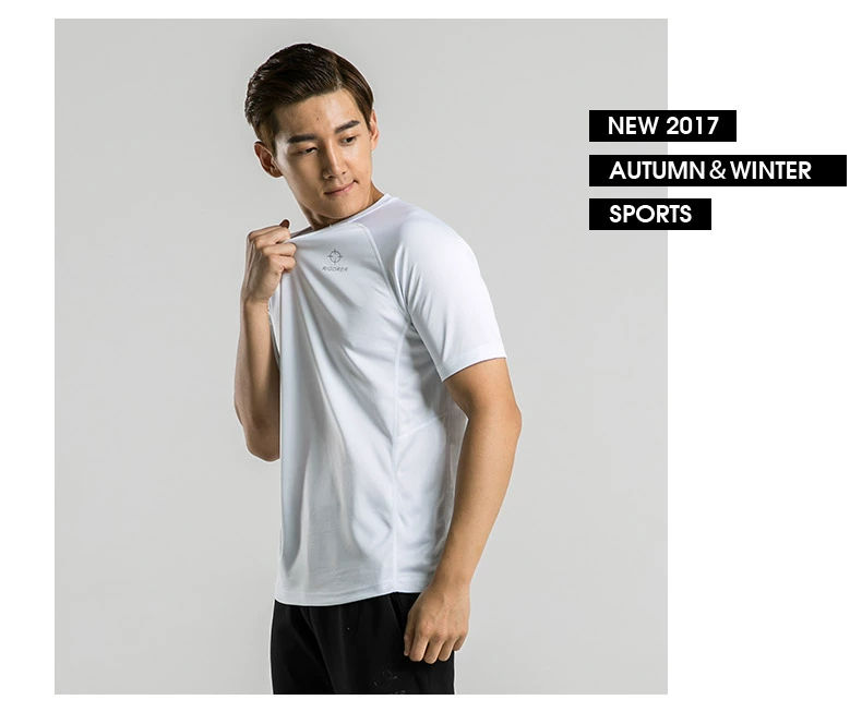 Pre-emptive thể thao t-shirt nam giới và phụ nữ ngắn tay nhanh khô thở chạy áo casual loose kích thước lớn có thể in T-Shirt