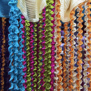 Threaded Spiral Finished Line Curtain Mall Shop Window Livingroom Plus Coarse Decorative Flow Su Partition Window Curtain Wedding Drape