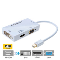 Computer laptop Mini Displayport to VGA HDMI DVI three-in-One 4K converter HD line