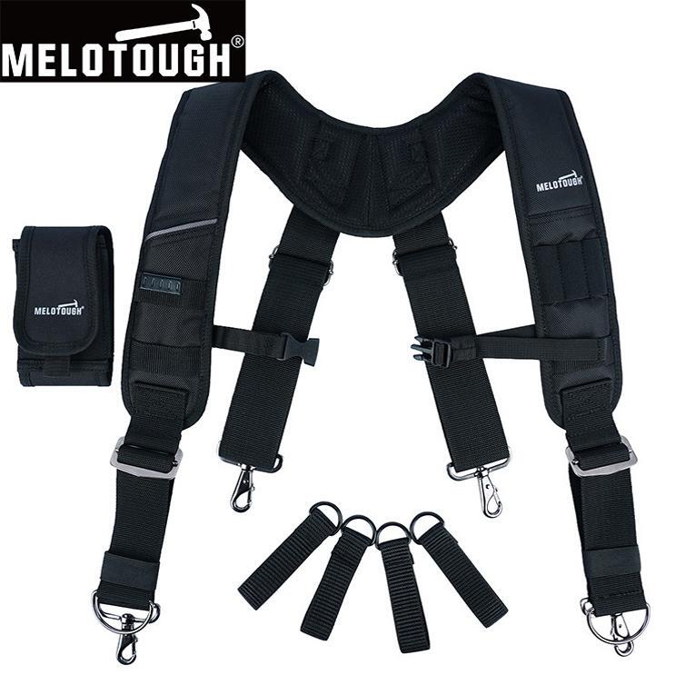 Work Harness Tool Sling Construction Work Sling Detachable Phone Holder Comfortable Foam Shoulder Pad X-Type