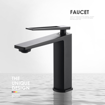 German craft basin faucet Black faucet Bathroom personalized basin faucet Creative bathroom sink