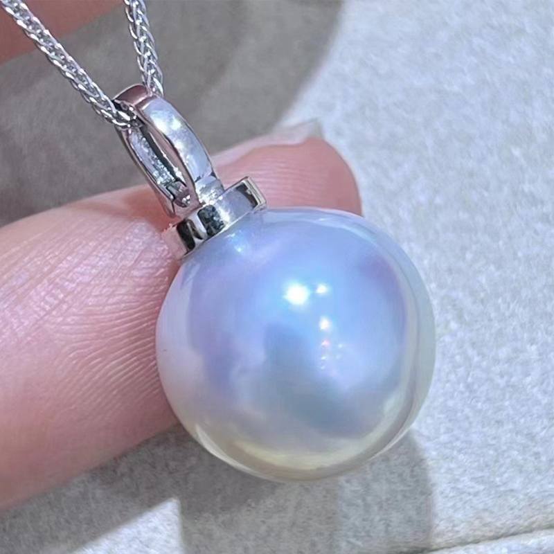 Light Version Pacifier Universal Clasp Opens Pearl Pendant Comparable to Australian White Edison Natural Freshwater Pearl Large White Necklace Light Version Pacifier Universal Clasp Opens Pearl Pendant Comparable to Australian White Edison Natural Freshwater Pearl Large White Necklace