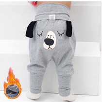 Baby big butts Spring and Autumn Winter boys baby Haren pants big pp pants kids thick pants 1-3 years old