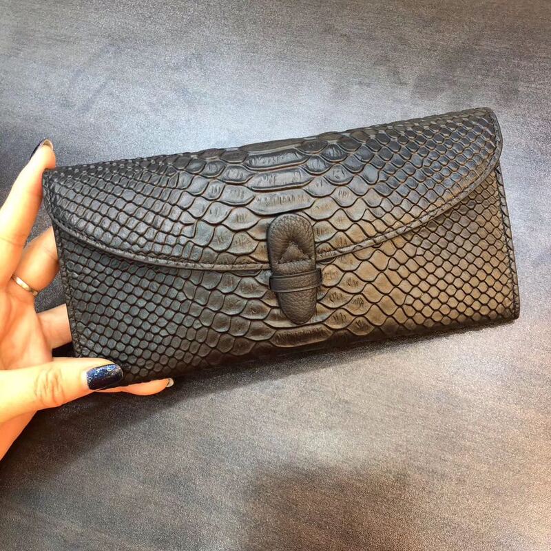 2024 Korean Style Fresh Snake Pattern First Layer Cowhide Clutch Bag European and Korean Simple and Elegant Fashion Card Holder Wallet 2024 Korean Style Fresh Snake Pattern First Layer Cowhide Clutch Bag European and Korean Simple and Elegant Fashion Card Holder Wallet