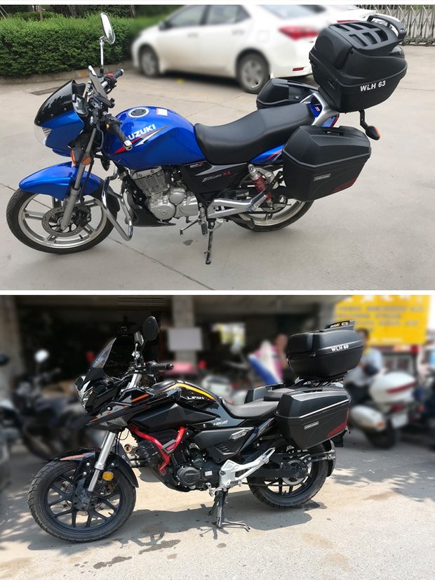 Shengshi ZT 310X hộp bên xe máy sửa đổi Shengshi 310R hộp bên có thể tháo rời hộp thân thùng hộp treo hộp bên hộp - Xe gắn máy phía sau hộp thùng để đồ xe máy